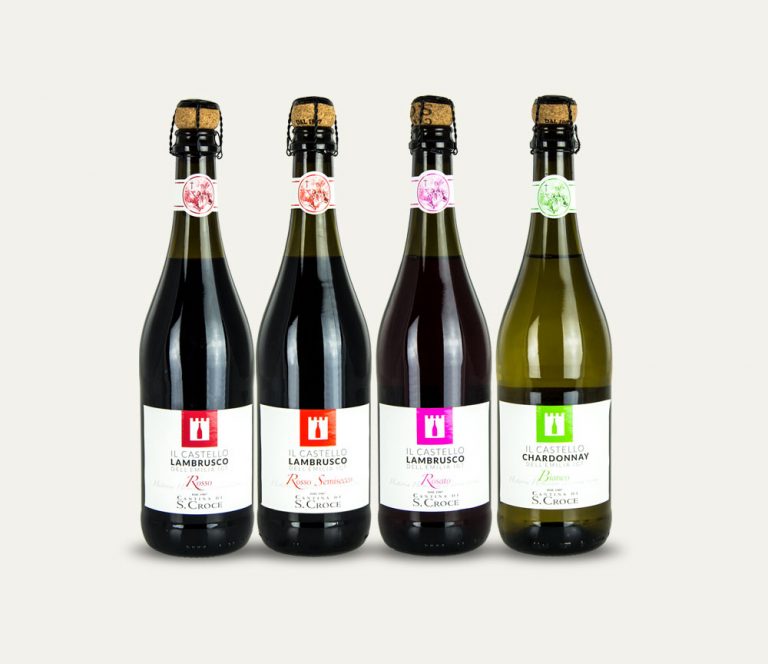 Nuova etichetta per la linea Il castello restyling linea castello cantina santa croce